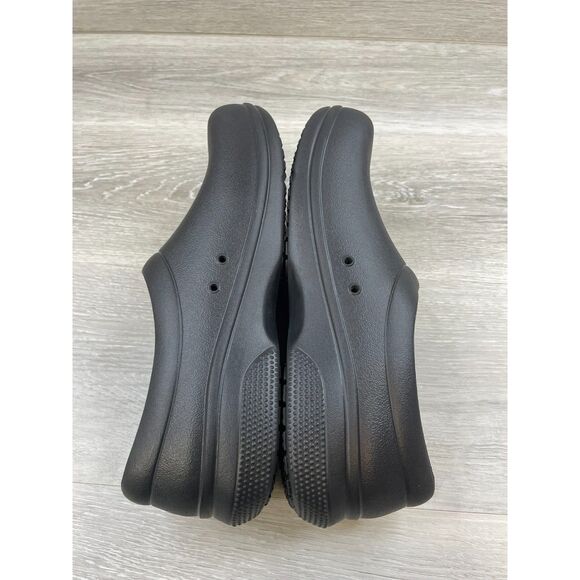 Crocs Neria Pro II LiteRide Women's Clog Work Rubber 8 Black Comfort Shoes - Picture 5 of 11